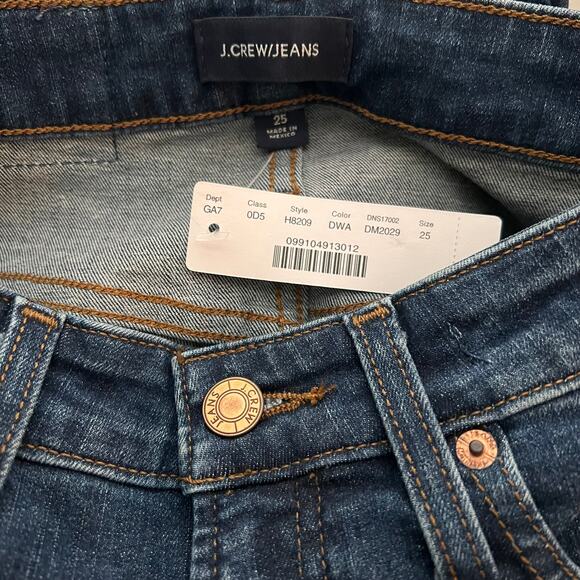 J.Crew Blue Wash Curvy Toothpick Jeans, US25 - Picture 6 of 10